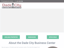 Tablet Screenshot of dcbusinesscenter.com